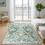 Washable Area Rug for Living Room Boho