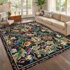 Washable Area Rug for Living Room Boho