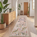 Washable Area Rug for Living Room Boho