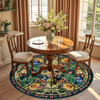 Washable Area Rug for Living Room Boho