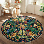 Washable Area Rug for Living Room Boho