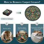 Washable Area Rug for Living Room Boho
