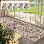 Washable Area Rug for Living Room Boho