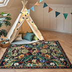 Washable Area Rug for Living Room Boho