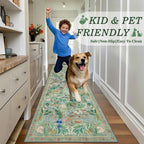 Washable Area Rug for Living Room Boho