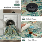 Washable Area Rug for Living Room Boho