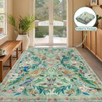 Washable Area Rug for Living Room Boho