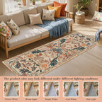 Washable Area Rug for Living Room Boho