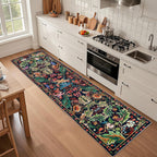 Washable Area Rug for Living Room Boho
