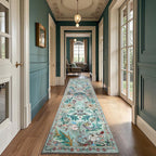 Washable Area Rug for Living Room Boho