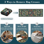 Washable Area Rug for Living Room Boho
