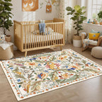 Washable Area Rug for Living Room Boho