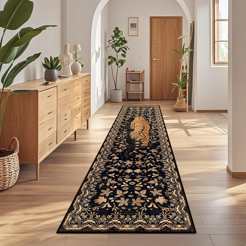 Washable Area Rug for Living Room Boho