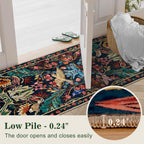 Washable Area Rug for Living Room Boho