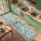 Washable Area Rug for Living Room Boho