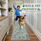 Washable Area Rug for Living Room Boho