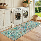 Washable Area Rug for Living Room Boho