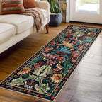 Washable Area Rug for Living Room Boho