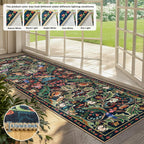 Washable Area Rug for Living Room Boho