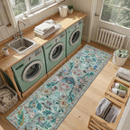 Washable Area Rug for Living Room Boho
