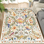 Washable Area Rug for Living Room Boho