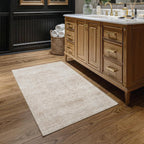 Washable Area Rug Living Room Vintage Neutral