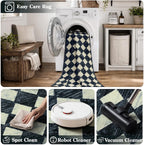 Washable Area Rug Soft Large Bedroom Non