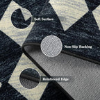 Washable Area Rug Soft Large Bedroom Non