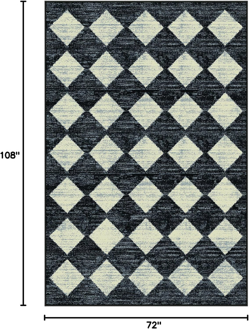 Washable Area Rug Soft Large Bedroom Non