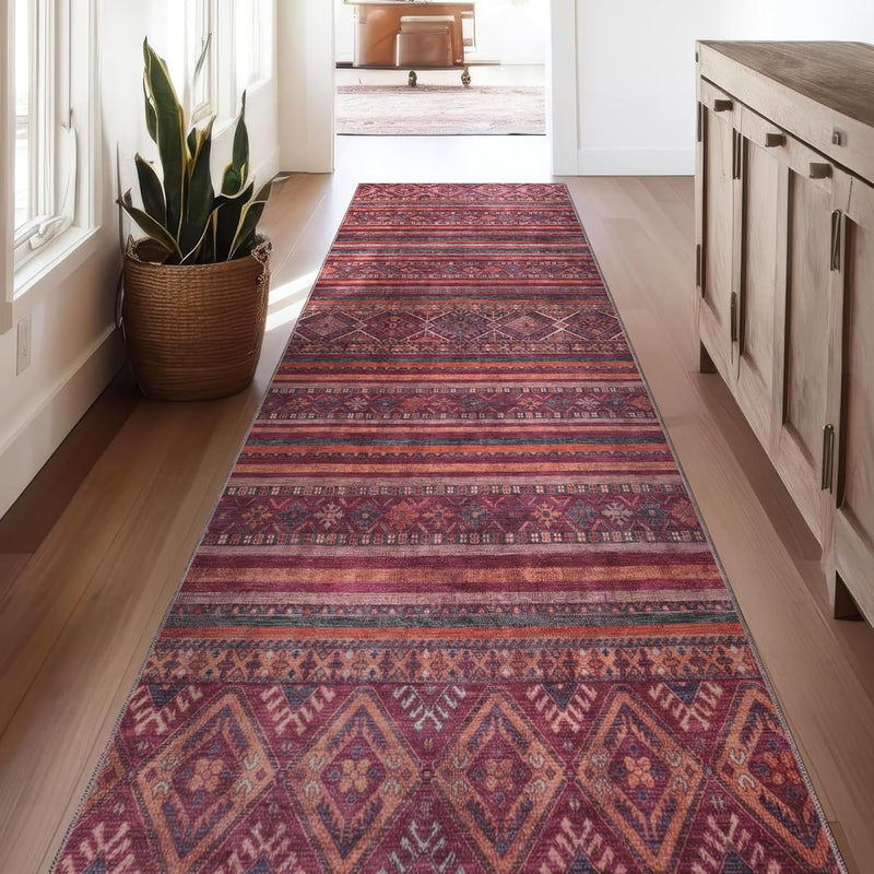 Washable Area Rugs for Living Room Traditional Carpet