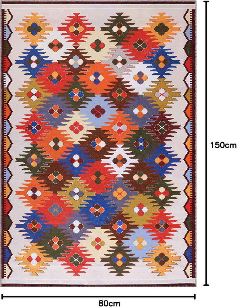 Washable Area Rugs for Living Room Traditional Carpet