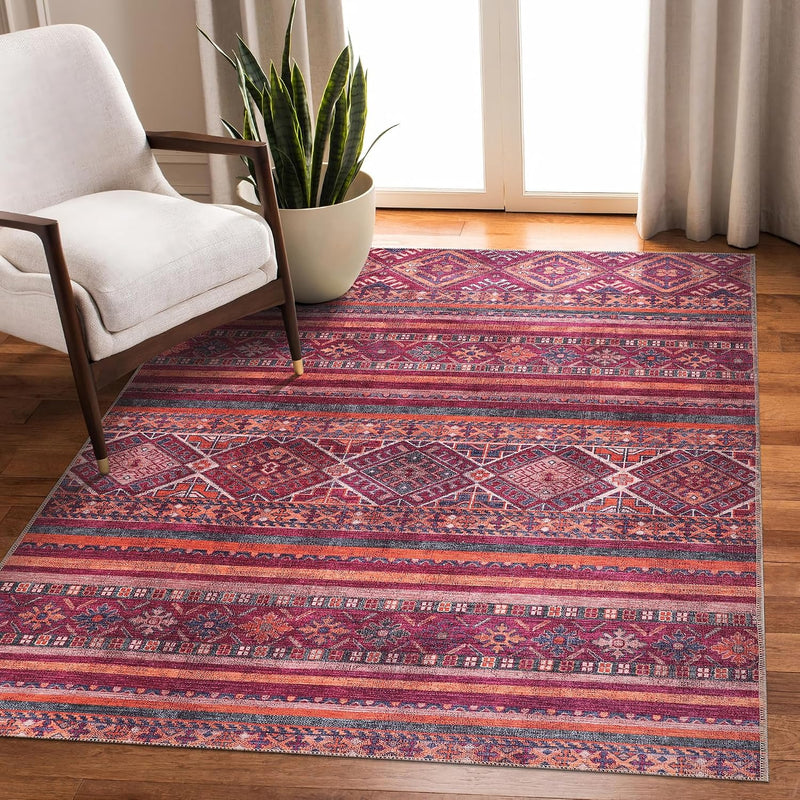 Washable Area Rugs for Living Room Traditional Carpet
