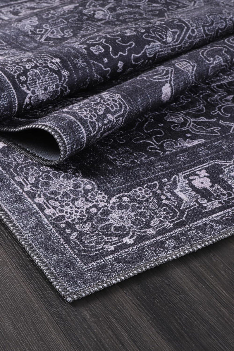 Washable Area Rugs for Living Room Traditional Carpet