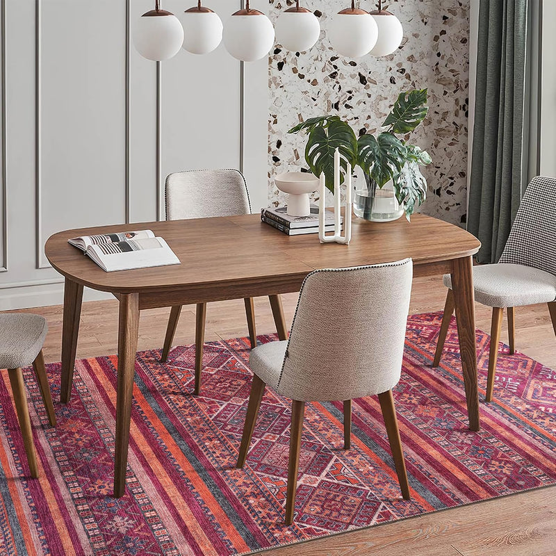 Washable Area Rugs for Living Room Traditional Carpet