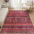 Washable Area Rugs for Living Room Traditional Carpet
