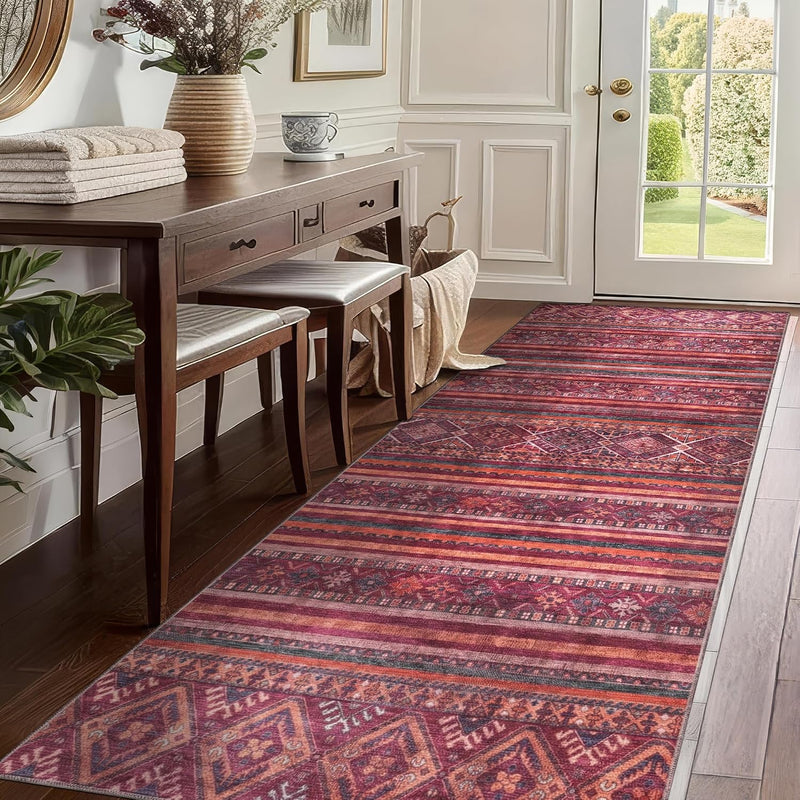 Washable Area Rugs for Living Room Traditional Carpet