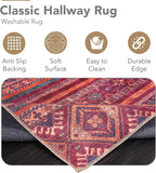 Washable Area Rugs for Living Room Traditional Carpet