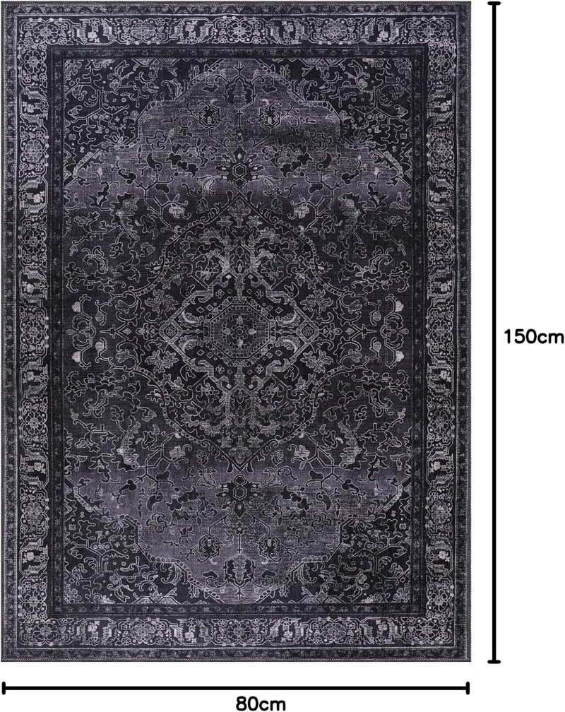 Washable Area Rugs for Living Room Traditional Carpet