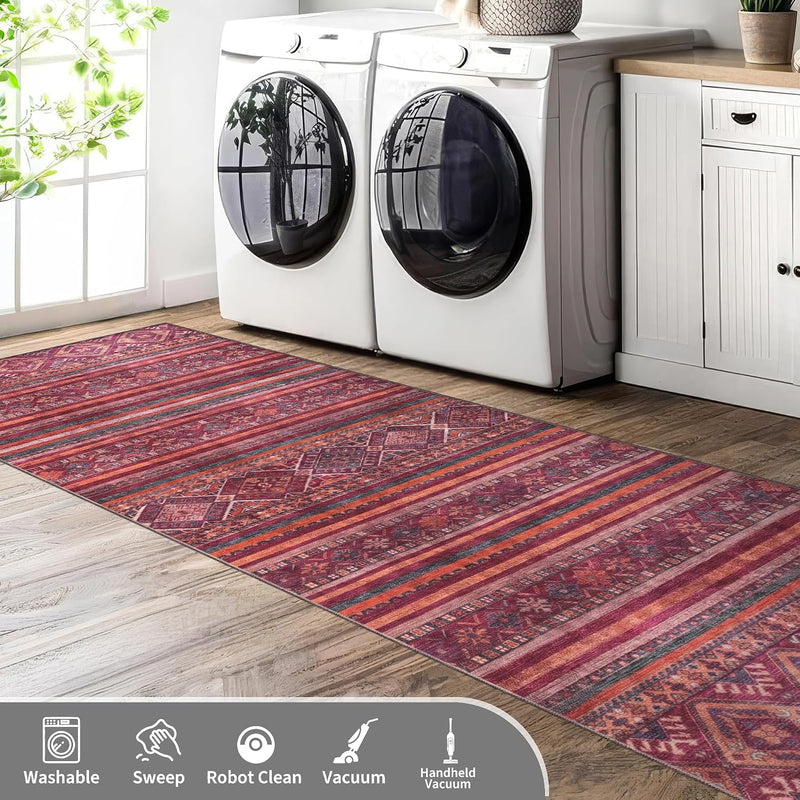 Washable Area Rugs for Living Room Traditional Carpet