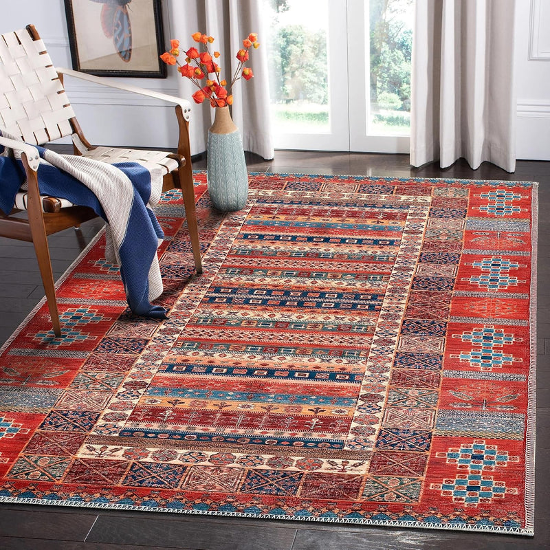 Washable Area Rugs for Living Room Traditional Carpet