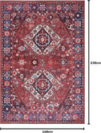 Washable Area Rugs for Living Room Traditional Carpet