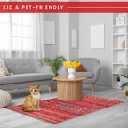 Washable Area Rugs for Living Room Traditional Flatweave