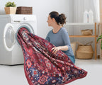 Washable Area Rugs for Living Room Traditional Flatweave
