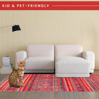 Washable Area Rugs for Living Room Traditional Flatweave