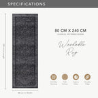 Washable Area Rugs for Living Room Traditional Flatweave