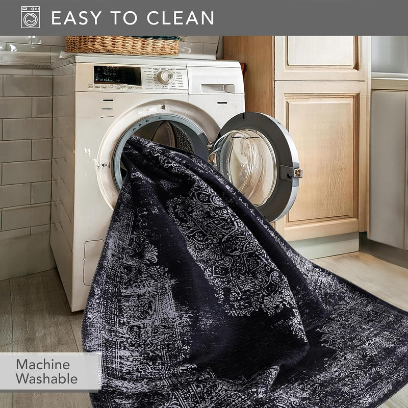 Washable Area Rugs for Living Room Traditional Flatweave