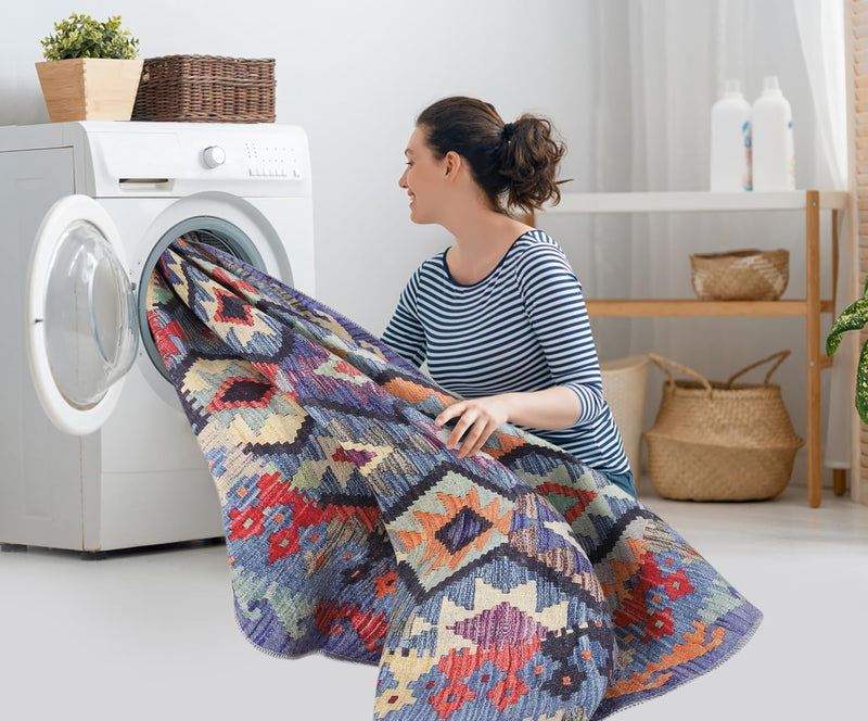 Washable Area Rugs for Living Room Traditional Flatweave