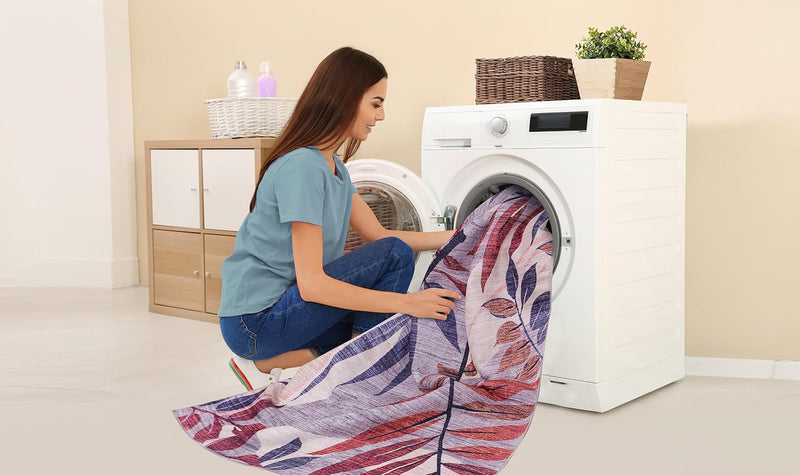 Washable Area Rugs for Living Room Traditional Carpet