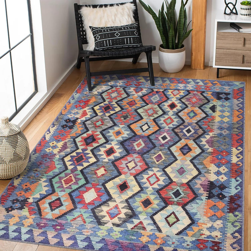 Washable Area Rugs for Living Room Traditional Flatweave