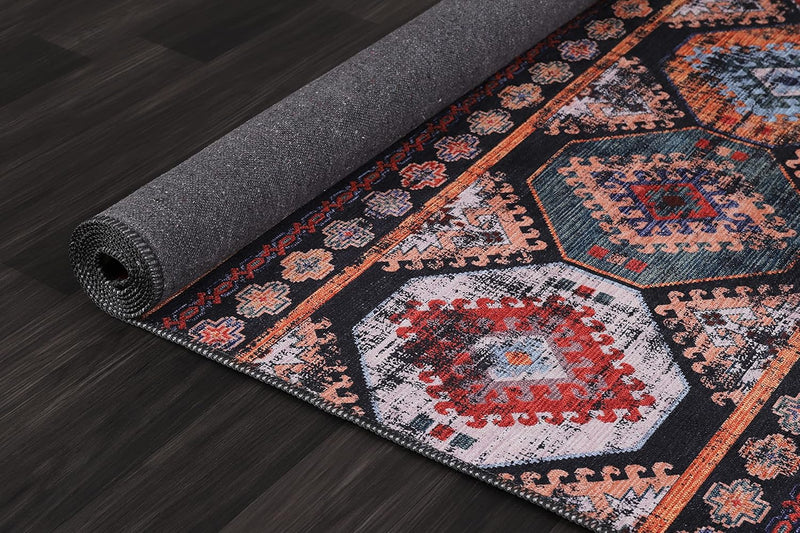 Washable Area Rugs for Living Room Traditional Carpet